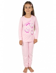 Пижама - К1862-7154 Пижама для девочки (нежно-розовый)