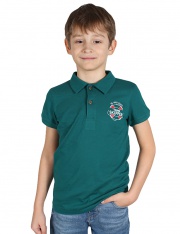 Рубашка-поло - Н3066-7427 Джемпер-поло (хвойно-зеленый)