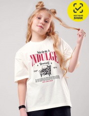 Футболка - CLE Футболка дев. 866885кд_п (молочный) Футболка - CLE Футболка дев. 866885кд_п (молочный)