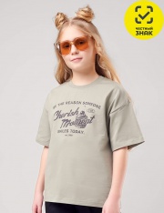 Футболка - CLE Футболка дев. 866885кд_п (хаки) Футболка - CLE Футболка дев. 866885кд_п (хаки)