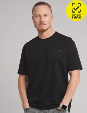 Футболка - CLE Футболка муж. 562603/05тдф (чёрный) Футболка - CLE Футболка муж. 562603/05тдф (чёрный)