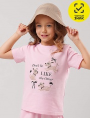 Футболка - CLE Футболка дев. 866266кд_п (св.розовый) Футболка - CLE Футболка дев. 866266кд_п (св.розовый)