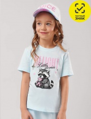 Футболка - CLE Футболка дев. 866266кд_п (св.голубой) Футболка - CLE Футболка дев. 866266кд_п (св.голубой)