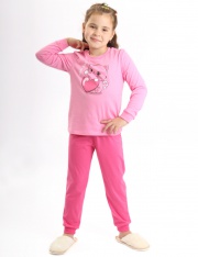 Пижама - Л3193-8213 Комплект (ярко-розовый, розовый)