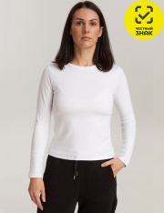 Джемпер - W48028K_0601 Лонгслив женский (Кремовый) Джемпер - W48028K_0601 Лонгслив женский (Кремовый)