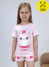 Пижама - 7-54-2 Пижама для девочки Пижама - 7-54-2 Пижама для девочки