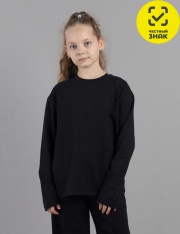 Джемпер - CWJG 64179-22K Джемпер для девочки (Черный) Джемпер - CWJG 64179-22K Джемпер для девочки (Черный)