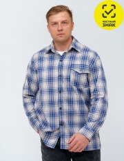 Рубашка - Рубашка мужская шотландка длинный рукав Рубашка - Рубашка мужская шотландка длинный рукав