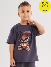 Футболка - CLE Футболка мал. 865769кд_п (т.серый) Футболка - CLE Футболка мал. 865769кд_п (т.серый)