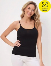 Майка - WM4129K_0303 Майка женская (Черный) Майка - WM4129K_0303 Майка женская (Черный)