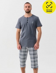 Комплект - 2169-К Комплект мужской "Ковбой" (серый) Комплект - 2169-К Комплект мужской "Ковбой" (серый)