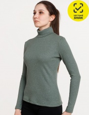 Водолазка - ДЖ 063 Джемпер женский (Зеленый меланж) Водолазка - ДЖ 063 Джемпер женский (Зеленый меланж)