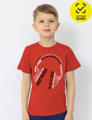 Футболка - CSJB 64286-26K Футболка для мальчика (Красный) Футболка - CSJB 64286-26K Футболка для мальчика (Красный)
