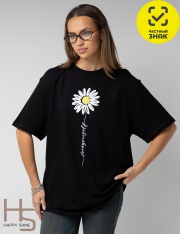 Футболка - 6014HW-22K-21 Футболка женская (Черный) Футболка - 6014HW-22K-21 Футболка женская (Черный)